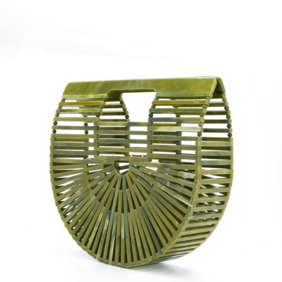 Cult Gaya Mini Jade Green Acrylic Ark Bag - Picture 4 of 9